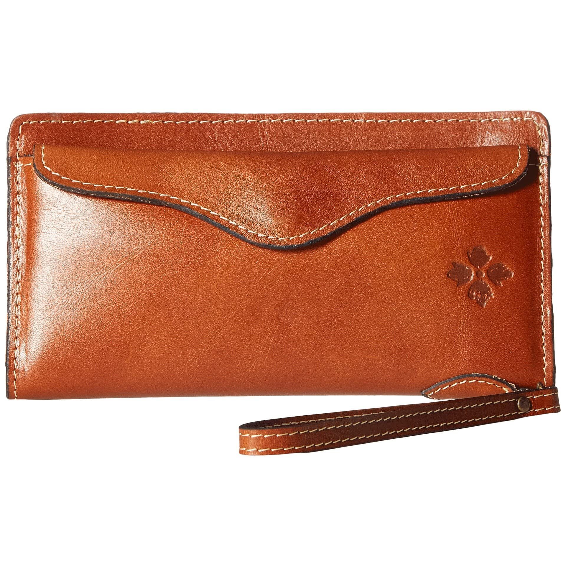 9902 Valentia Snap Wristlet, Tan, One Size